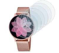 KARYLAX - [Pack x6 protector de pantalla de cristal flexible, dureza 9H antiarañazos - Película protectora compatible para reloj inteligente Lotus Smartime 50001/A
