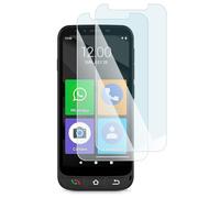 KARYLAX - Protector de pantalla de cristal flexible, dureza 9H, antiarañazos, protector compatible con Funker E500i Easy Smart 4g (pack x2), 3666679023206