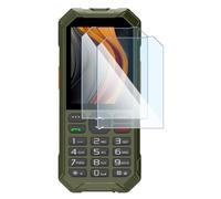 KARYLAX - Protector de pantalla de cristal flexible, dureza 9H, antiarañazos, protector compatible con Hammer Boost LTE 2 (pack x2)