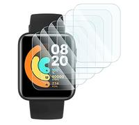 KARYLAX - Protector de pantalla de cristal flexible, dureza 9H antiarañazos, protector compatible con SaveFamily SaveWatch Plus 4G 1,72 pulgadas (6 piezas)
