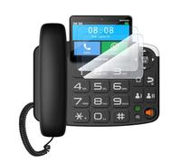 KARYLAX - Protector de pantalla de cristal flexible, dureza 9H, antiarañazos, protector compatible con teléfono Doro Comfort 4005 (pack x2)