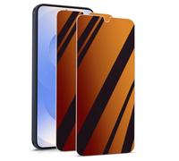 KARYLAX - Protector de pantalla de privacidad (naranja), protector antiespía efecto espejo privado, antiluz azul, compatible con Smartphone Crosscall Stellar-X5S