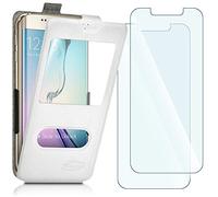 KARYLAX S-View - Lote de 2 vasos flexibles y funda para Orange Neva Start, color blanco