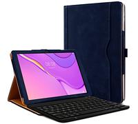 KARYLAX Teclado AZERTY + funda protectora azul para Huawei MatePad T 10 WiFi de 9,7 pulgadas