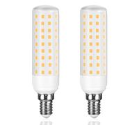 Karyoosi Bombilla LED E14 12W, 1450 Lúmenes, Luz Blanco Cálido 3000K, Sustituye 100W, No Regulable, Sin Parpadeo, para Lámparas, Arañas, Campanas y Frigorífico 2 unidades