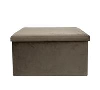 KASANOVA Baúl contenedor 71 x 40 x 40 cm marrón glacé