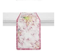 KASANOVA Camino de jardín 40 x 140 cm flor rosa rosa textil jardín