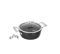 KASANOVA Cazuela 20 cm con tapa Black Diamond negro Cocina