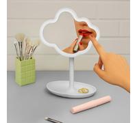 KASANOVA Espejo de mesa Nube con LED blanco