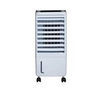 KASART - Enfriador de aire de 80 W - Filtración, refrigeración, humidificación, 3 velocidades, silencioso, portátil con ruedas, depósito de 7 litros y aletas oscilantes