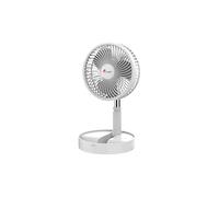 KASART Ventilador extensible Woosh recargable, ventilador portátil de 3 velocidades con altura ajustable, ventilador silencioso ultra compacto y plegable, se puede utilizar en mesa o suelo