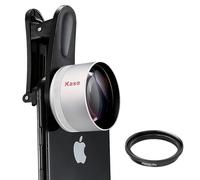 Kase Master Macro - Lente de cámara de teléfono Pro con anillo adaptador de filtro de 52 mm para iPhone 16, 15, 14, 13, 12 Pro Max, Samsung Android, distancia de disparo de 40-85 mm