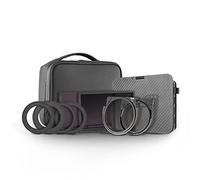 Kase MovieMate Caja Magnética Mate Kit Maestro Soporte de Filtro a Prueba de Golpes 67mm 72mm 77mm 82mm Vidrio Óptico: 4 Filtros: CPL, Vari ND 2 a 5 Stop, ND6 Grad 0.9
