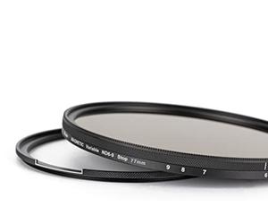 Kase Wolverine - Filtro magnético de vidrio templado de 77 mm de segunda generación Vari ND 6-9 Stop ND64 a ND500 a prueba de golpes, incluye adaptador antirotación