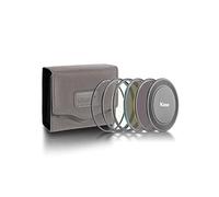 Kase Wolverine Revolution - Kit de filtro de entrada de 77 mm magnético a prueba de golpes con anillos codificados por colores, incluye tapa y funda de lente CPL ND8 ND64