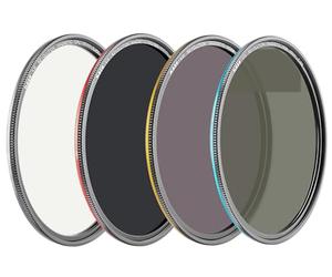 Kase Wolverine Revolution - Kit de filtro de luz Pro ND de 58 mm, accesorios de fotografía, magnético a prueba de golpes, vidrio óptico templado con anillos codificados por colores, incluye tapa de