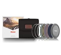 Kase Wolverine Revolution Pro ND - Kit de filtro magnético a prueba de golpes de vidrio óptico templado con anillos codificados por colores, incluye tapa de lente CPL ND8 ND64 ND1000