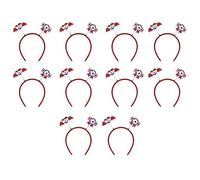 KASENFASHION 2024 World Cup Football Fans Animated Headbands Set Of 10, Diademas Animadas, Juegos De Fútbol, Celebraciones, Decoraciones Para Fiestas, Unisex