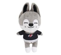 KASENFASHION Kawaii SKZoo ATE Llavero - Peluche de Stray Kids - Decoración y regalo para fans de Stay, colgante KPOP para adolescentes y niñas, Lobo gris, 20