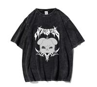 KASENFASHION Shirt 2025 - Camiseta para hombre y mujer, moderna camiseta para fans de estilo urbano, Perro negro, L