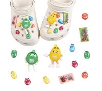 KASESSS 14 Piezas Pines para Zapatos, Pins para Crocs, Shoe Charms, Accesorios de Decoración de Zapatos, Adornos para Zapatos, Colgantes de Zapatos de PVC, Tridimensional Clog para Niños Adultos