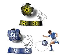 KASESSS 2 Juegos Cinturón de Entrenamiento Fútbol, Fútbol Kick Throw Trainer Universal, Cinturón de Practice Futbol Ajustable Banda Trainer Fútbol Accesorios de Entrenamiento para Niños y Adultos