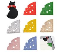 KASESSS 8 Piezas Marcapaginas de Cuero, Marcapaginas Personalizado, Bonito Marcapaginas Profesora, Queso y Gato Marcapaginas Originales, Marcadores de Libros, Marcadores Retro para Adultos y Niños