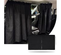 KASESSS Cortinas Divisorias De Coche, 140×70cm Cortinas Camper, Protector Solar para Asientos Delanteros/Traseros, Cortina De Privacidad para Coche Ajuste Universal para Viaje Siesta Noche Camping