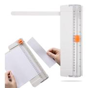 KASESSS Guillotina de Papel, Cortador de papel, Guillotina de Papel A4, Cizalla Papel Mini Cortadora de Papel con Protección de Seguridad Automática y Regla Lateral para Craft Etiqueta de Papel o Foto