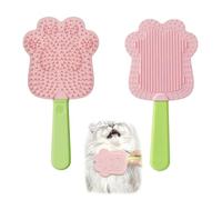 KASESSS Suave Cepillo Gato Para Masaje, Doble Cepillo Gatos Pelo Corto Y Perros Pequeños, Ligeros Cepillos Para Mascotas, Cepillos De Masaje Capilar Para El Aseo Diario Mejora El Vínculo Afectivo