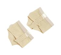 KASFDBMO 1 par de tangas de pie de danza, medias suelas, accesorios para el vientre, protector de pie para mujer, zapatos de baile de media suela