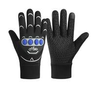 KASFDBMO 3 guantes térmicos resistentes al viento para todas las estaciones, para invierno, esquí, snowboard, antideslizante, para ciclismo, conducción, trabajo, resistente al viento, cálidos para el