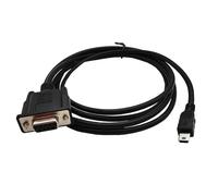KASFDBMO Adaptador USB macho a RS232 DB9 de 9 pines hembra, cable adaptador de 180 cm, puerto USB