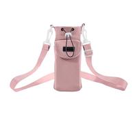 KASFDBMO Bolsa para botella de agua con correa ajustable y bolsillo de almacenamiento, soporte para vasos de agua para senderismo y camping, a
