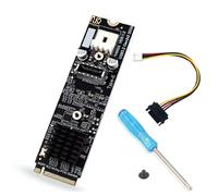 KASFDBMO Convertidor portátil NVME a tipo E 20G, solución de transmisión de datos rápida para estaciones de trabajo móviles, adaptador NVME