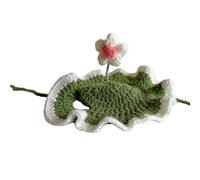 KASFDBMO Crocheted Hat For Dog and Cats Holiday Pet Disfraz De Cáscaras Cable Perros Cable Cumpleaños para Accesorios Pequeños Hechos A Mano