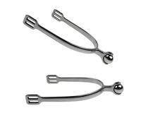 KASFDBMO Espuela de caballo de grado profesional con extremos esféricos mecanizados de precisión y arquitectura de montaje curvada, accesorios de ciclismo de caballos de acero inoxidable