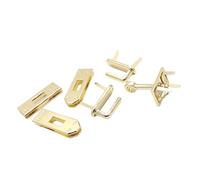 KASFDBMO Juego de 6 herramientas profesionales para bolsos, práctico cierre de metal para reparación de bolsos de lujo y fabricación de diseños elegantes, dorado claro