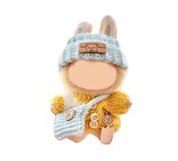 KASFDBMO Juego de ropa de muñeca de 3 piezas para muñecas colgantes de 17 cm con suéter de punto y bolsa para niños, accesorios de vestir