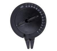 KASFDBMO Medidor de cuerda para raqueta de bádminton, herramientas de cuerda, calibrador de tensión, cama fácil de usar