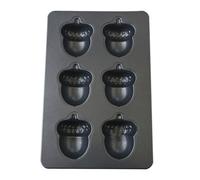 KASFDBMO Molde para Galletas De 6 Cavidades De Acero Carbono Antiadherente Sólido Ideal para Proyectos De Repostería Familiar Y Golosinas para Fiestas Infantiles Molde para Pasteles con Frente Sólido