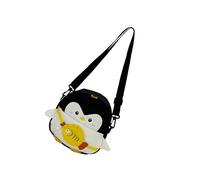 KASFDBMO Práctica bolsa de hombro de lona para niños con longitud ajustable, ligera, cruzada para viajes y actividades diarias, mensajeros, juguetes, regalos, Black