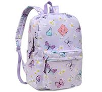 Kasgo Mochila Hombre Mochila Mujer, Mochilas Escolares Clásica Mochila Adolescente Niño Niña Mochila Instituto Universidad Ligera Mochila Viaje Impermeable Mochila Portatil 15,6 Pulgadas, Mariposa