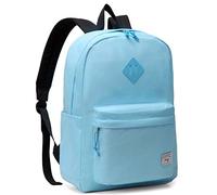 Kasgo Mochila Hombre Mochila Mujer, Mochilas Escolares Clásica Mochila Adolescente Niño Niña Mochila Instituto Universidad Ligera Mochila Viaje Impermeable Mochila Portatil 15,6 Pulgadas, Azul Claro