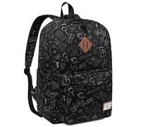 Kasgo Mochila Hombre Mochila Mujer, Mochilas Escolares Clásica Mochila Adolescente Niño Niña Mochila Instituto Universidad Mochila Viaje Impermeable Mochila Portatil 15,6 Pulgadas, Negro Papelería