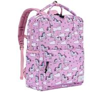 Kasgo Mochila Niña Niño, Mochila Escolar Primaria Mochila Infantil 5-7 Años Mochila Unicornio Dinosaurio Mochila Chica Chico Ajustar Carpeta A3 para Colegio Viaje Cámping Unicornio Rosado
