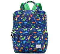 Kasgo Mochila Niña Niño, Mochila Escolar Primaria Mochila Infantil 5-7 Años Mochila Unicornio Dinosaurio Mochila Chica Chico Ajustar Carpeta A3 para Colegio Viaje Cámping Dinosaurio Azul