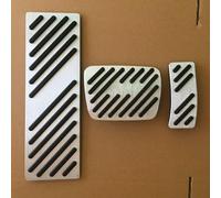 kashaipu Kit de pedal de repuesto premium para Audi Sline A4 A5 A6 A7 A8 Q5 Q7 Q8 - Juego de cubiertas de pedal de gas, freno y reposapiés