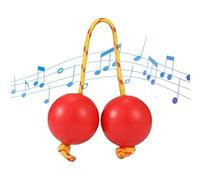 Kashaka Balls, Rhythmic Hand Percussion Instrument, 10x5x5cm Entertaining Musical Shakers, Stage Performance Sound Balls, African Music Instrument for Beginners, Family, Friend