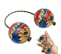 Kashaka Instrument - African Adjustable Cord Percussion | Rhythm Asalato Hand Shaker for Adults Lovers Beginners Home Classroom Stage Performance Travel Party, Traditional Music Accessory